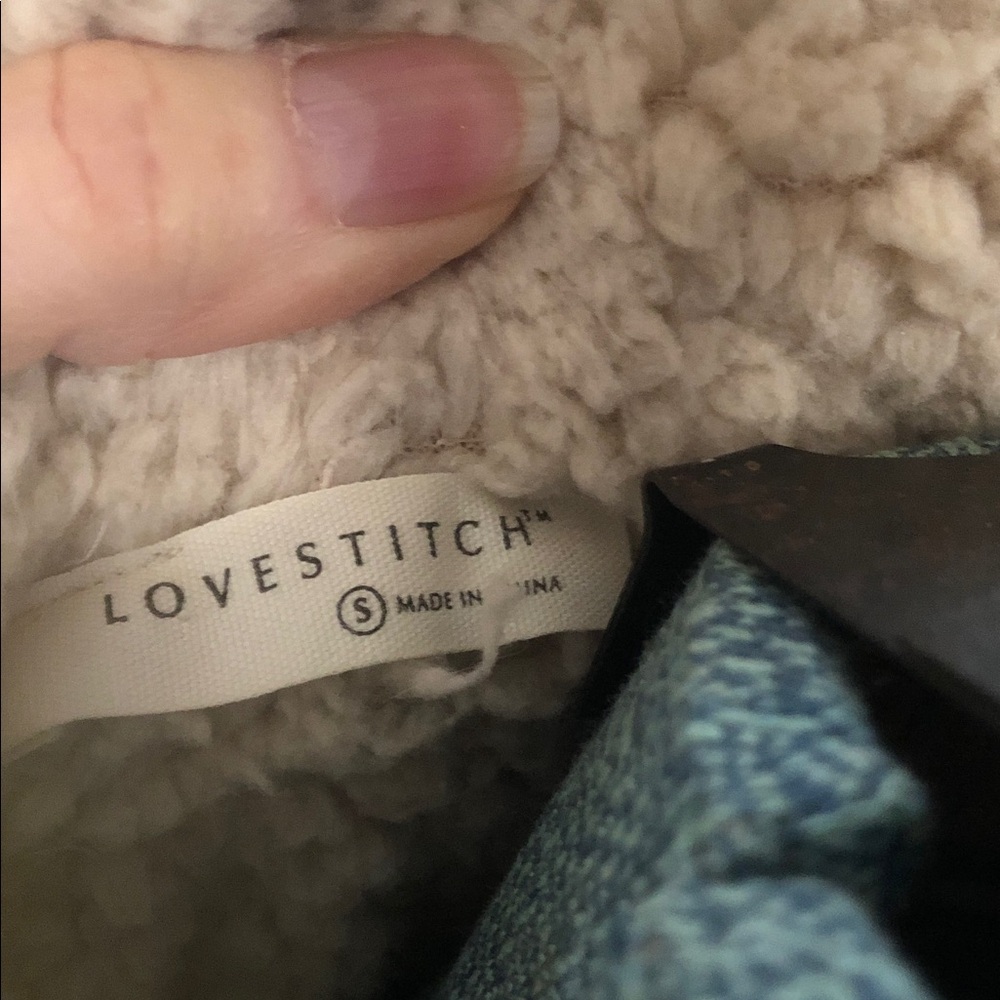 Lovestitch Floral Teddy Jacket with Hood - Picture 2 of 7